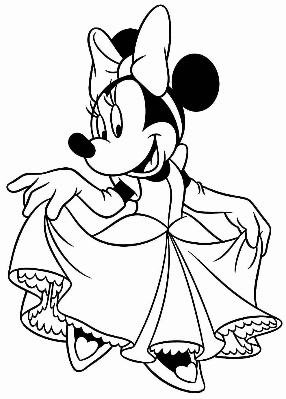 Minnie Ausmalbilder 748