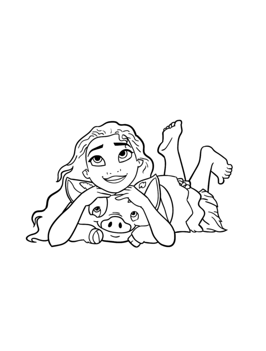 Moana Ausmalbilder 104