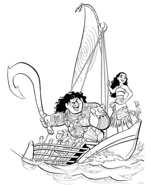 Moana Ausmalbilder 105