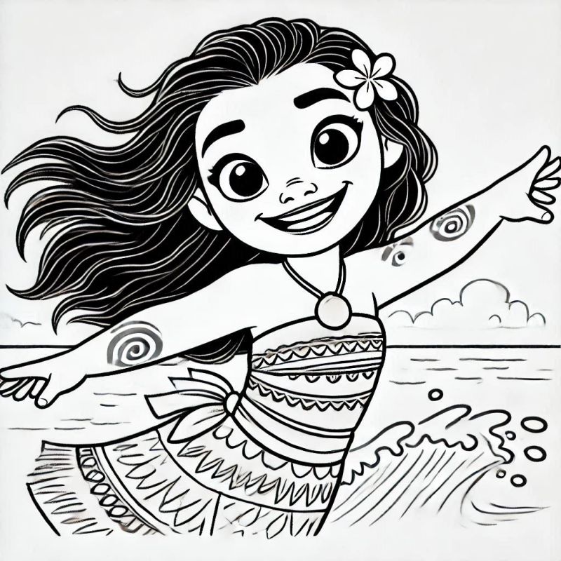 Moana Ausmalbilder 106