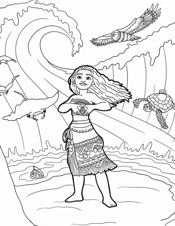 Moana Ausmalbilder 160