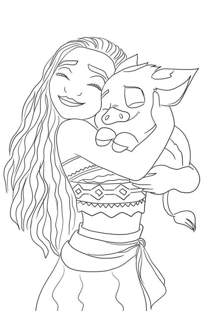Moana Ausmalbilder 221
