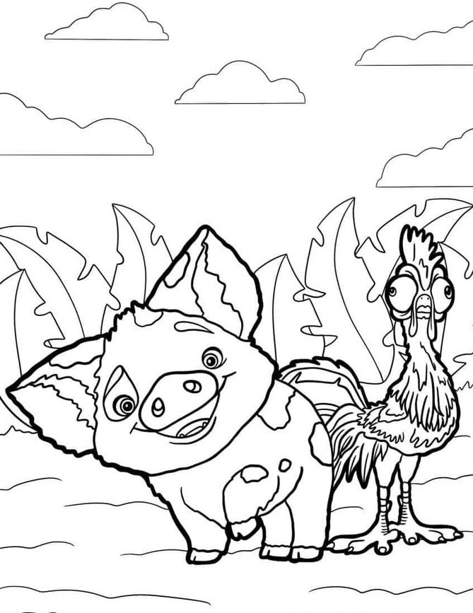 Moana Ausmalbilder 312