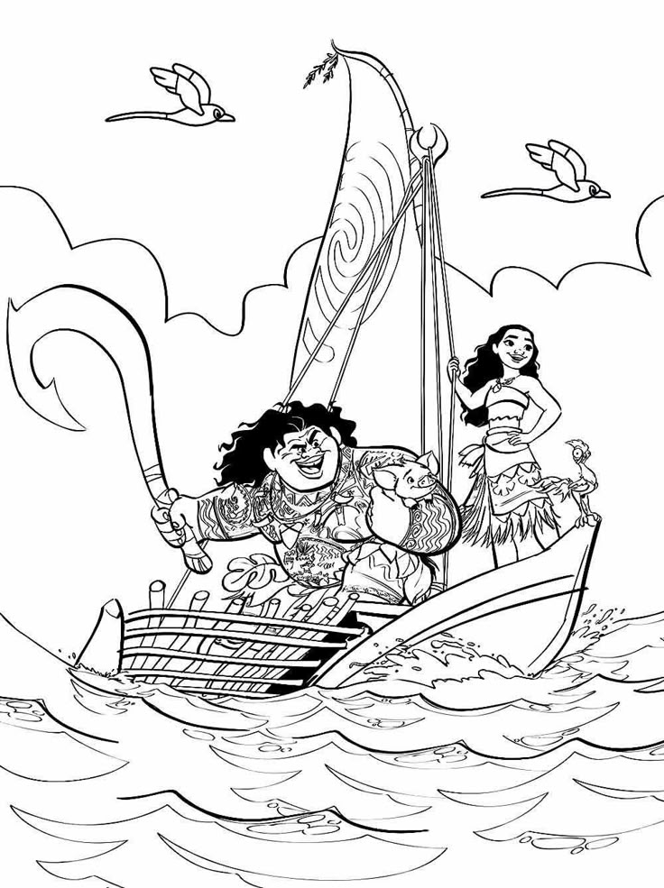 Moana Ausmalbilder 364