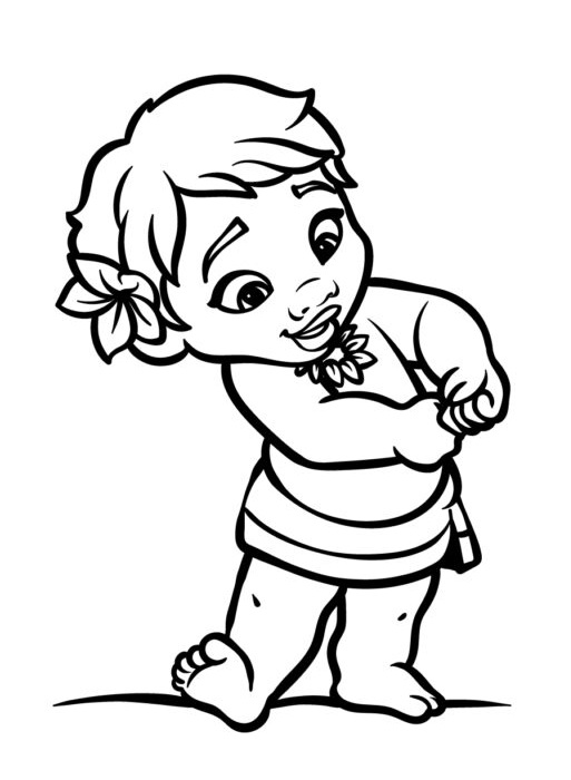 Moana Ausmalbilder 453