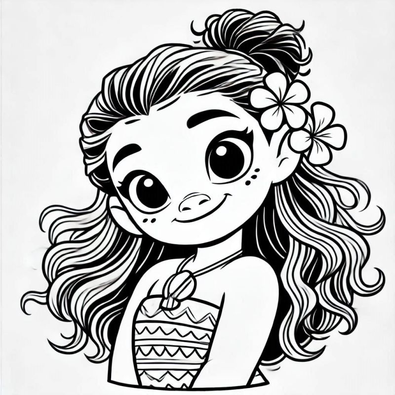 Moana Ausmalbilder 473