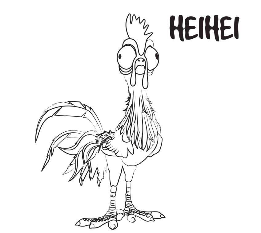 Moana Ausmalbilder 698