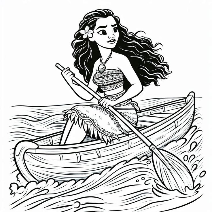 Moana Ausmalbilder 710
