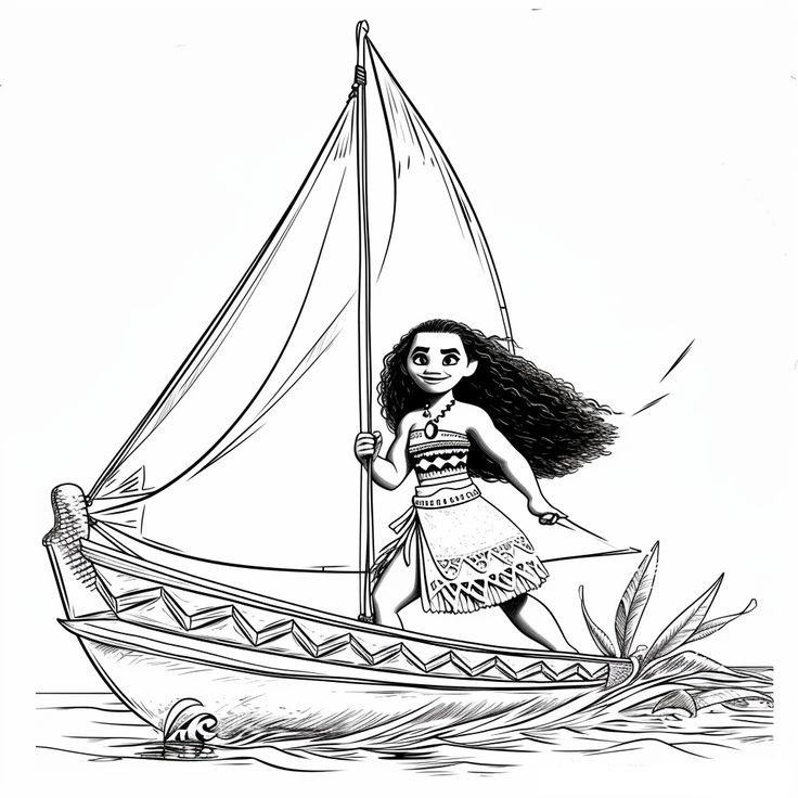 Moana Ausmalbilder 743