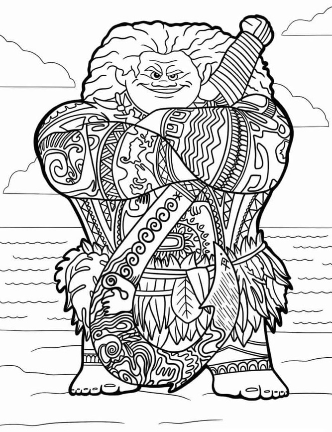 Moana Ausmalbilder 838