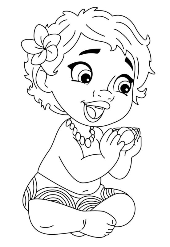 Moana Ausmalbilder 916