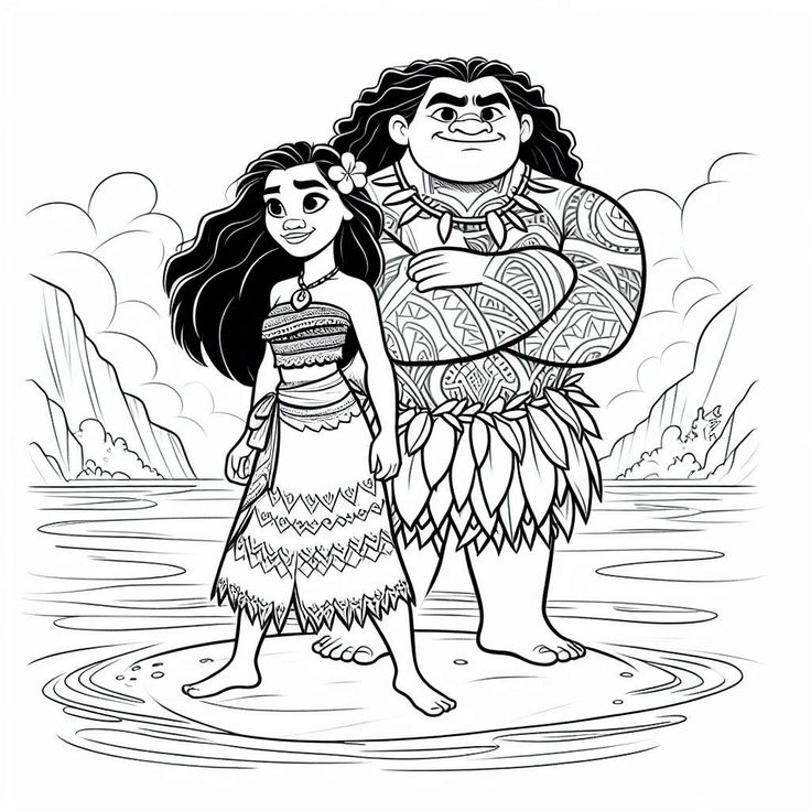 Moana Ausmalbilder 922