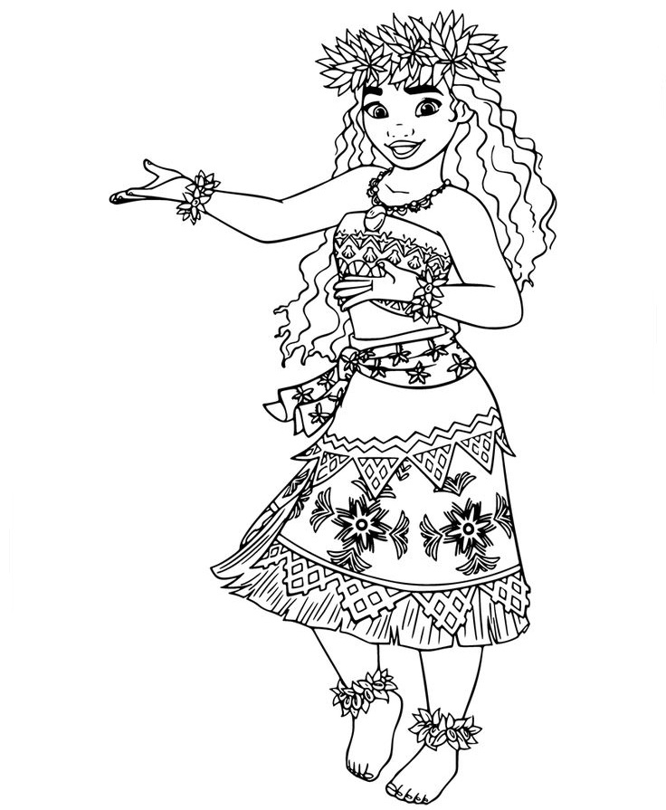 Moana Ausmalbilder 933