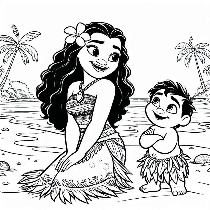 Moana Ausmalbilder 974
