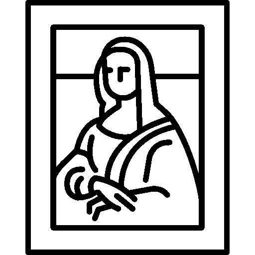 Mona Lisa Ausmalbilder 314