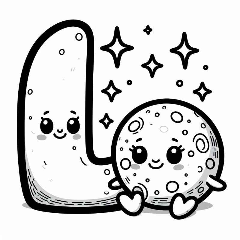 Mond Ausmalbilder 059