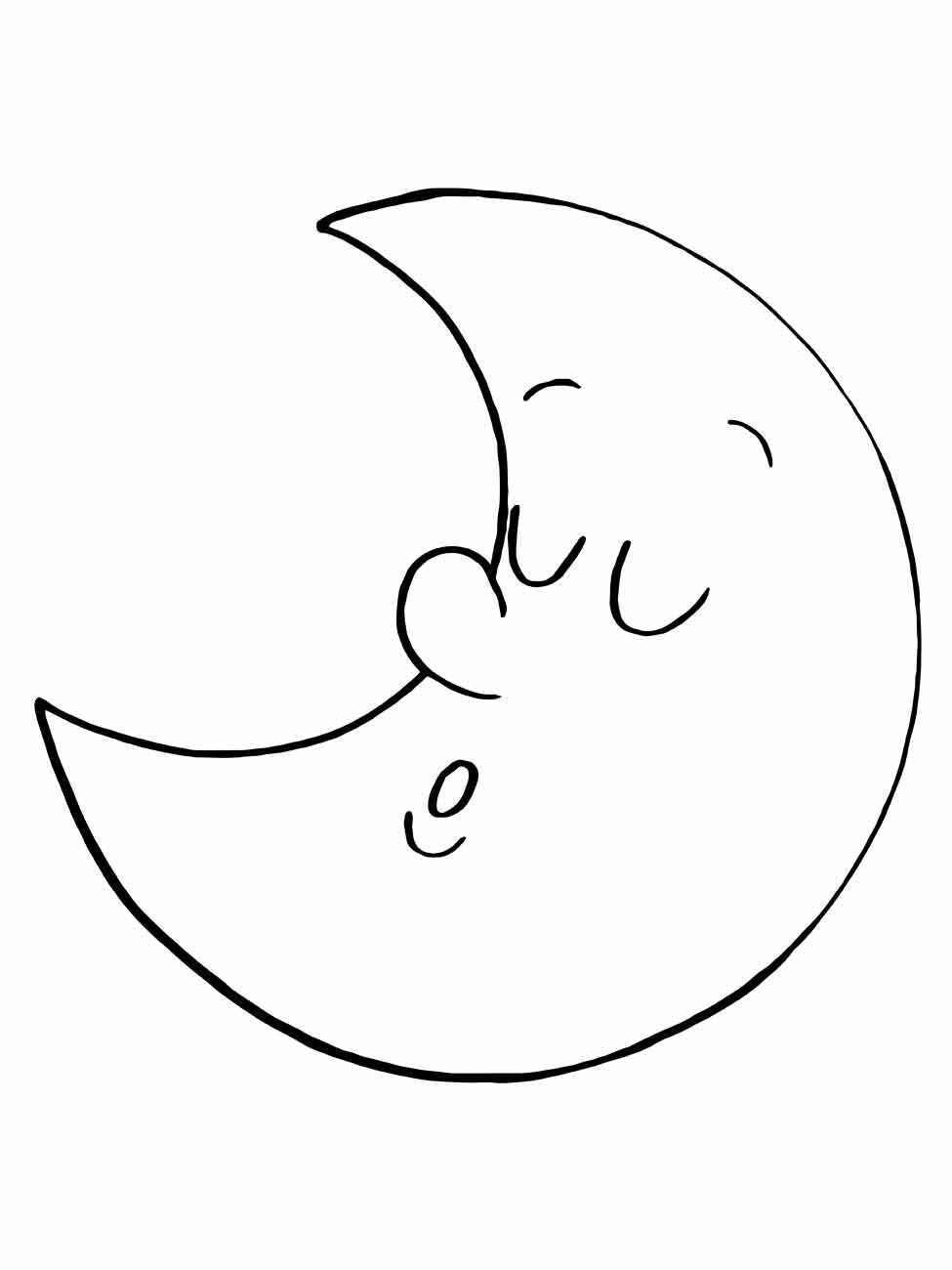 Mond Ausmalbilder 145