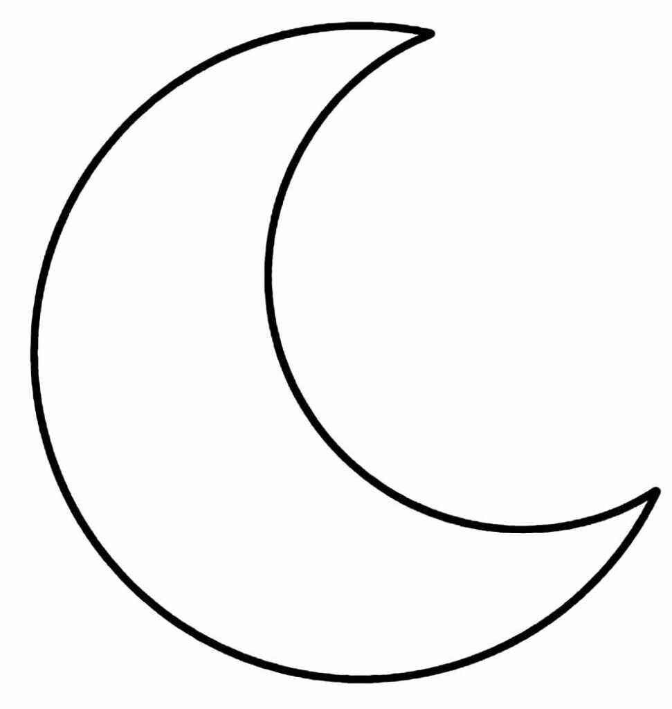 Mond Ausmalbilder 275