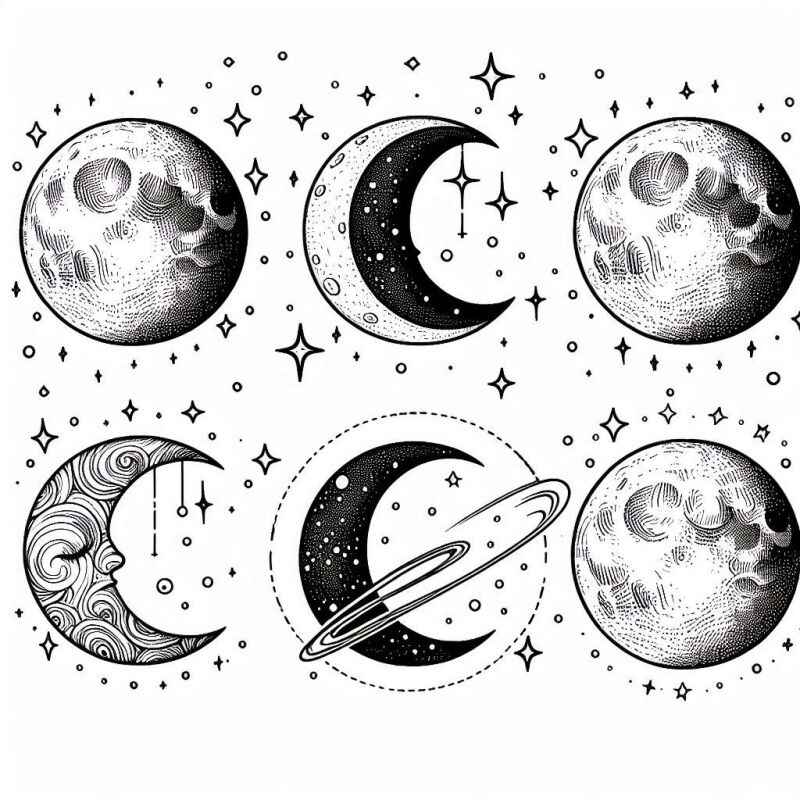 Mond Ausmalbilder 325