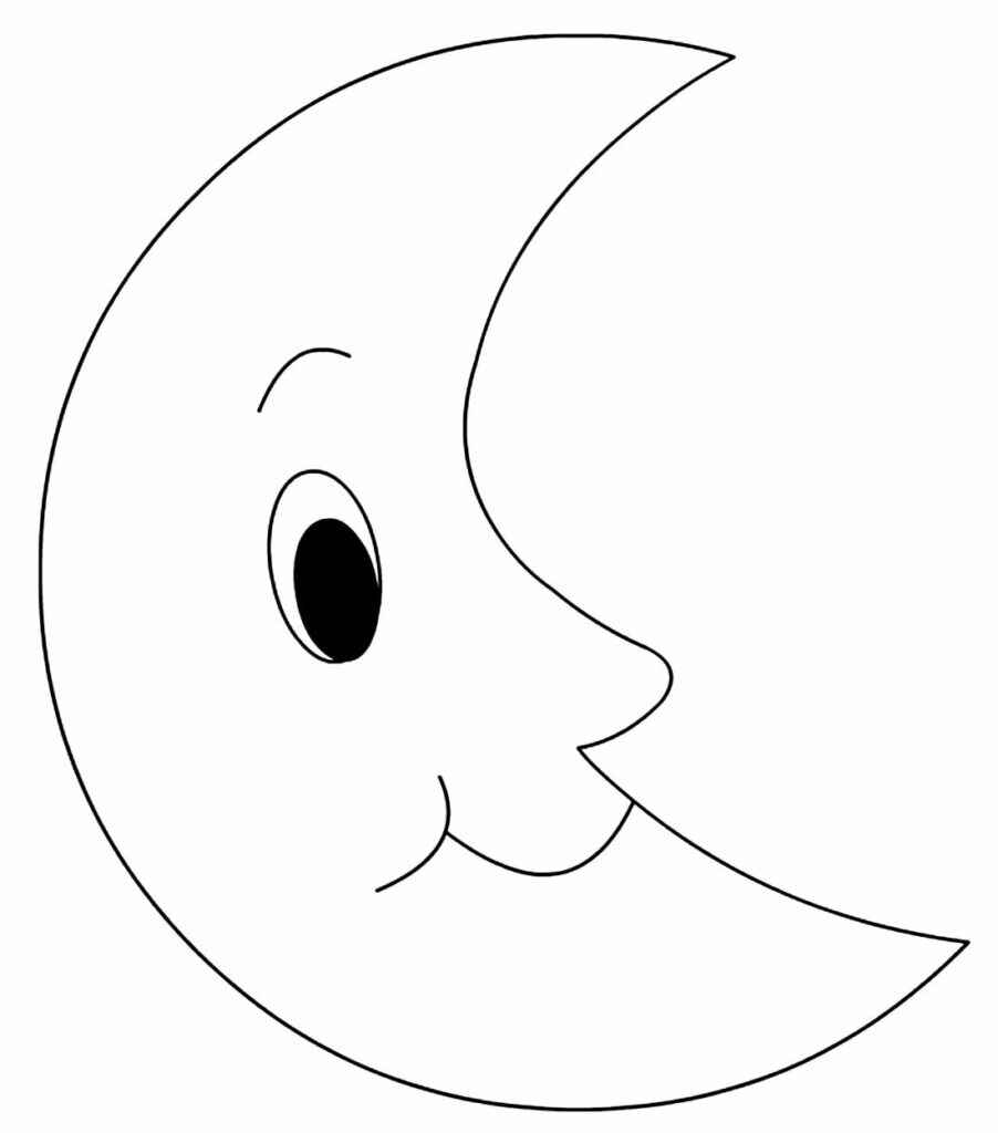 Mond Ausmalbilder 425