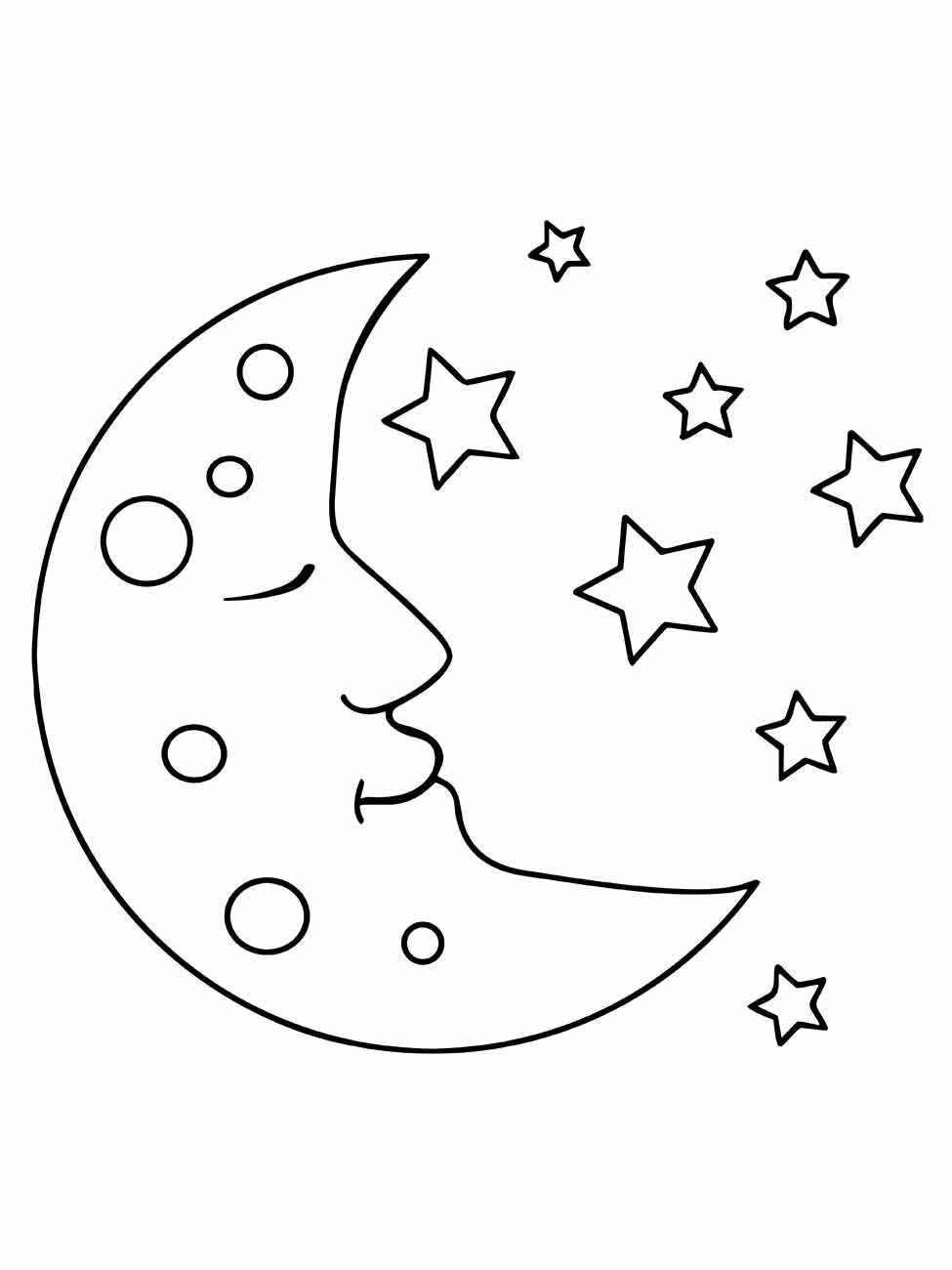 Mond Ausmalbilder 503