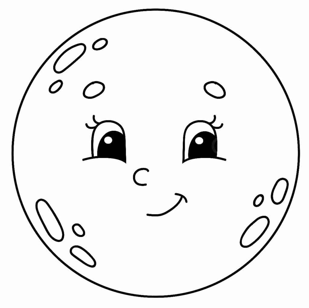 Mond Ausmalbilder 601