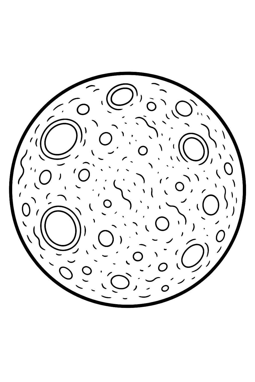 Mond Ausmalbilder 734