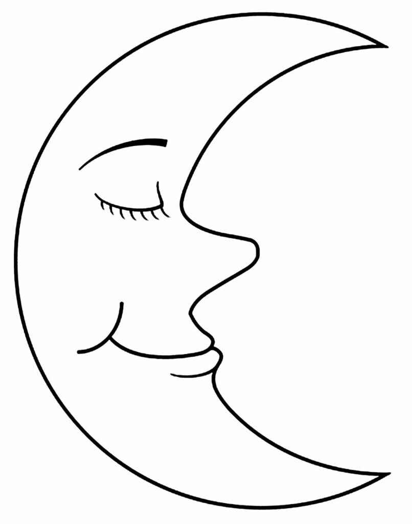 Mond Ausmalbilder 983