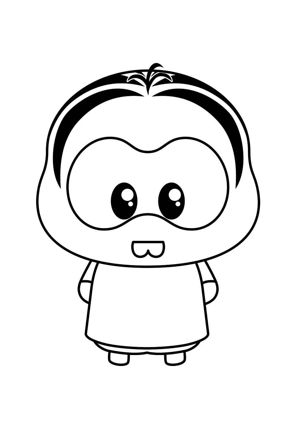 Monica Ausmalbilder 854