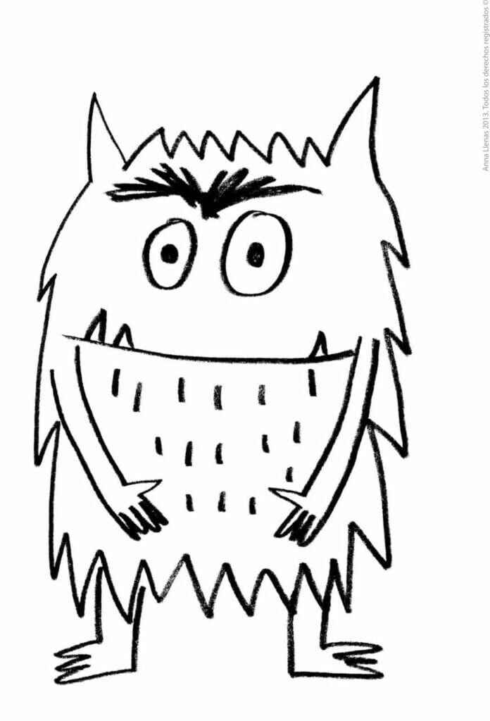 Monster der Farben Ausmalbilder 045