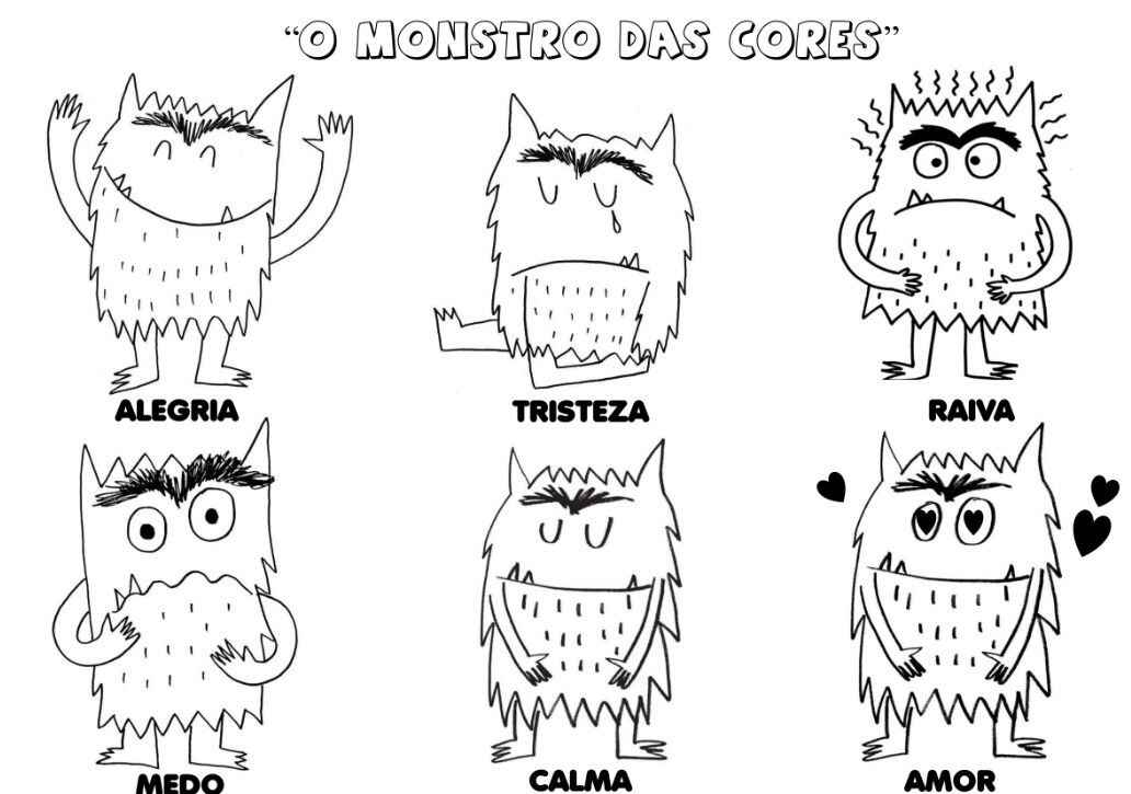 Monster der Farben Ausmalbilder 146