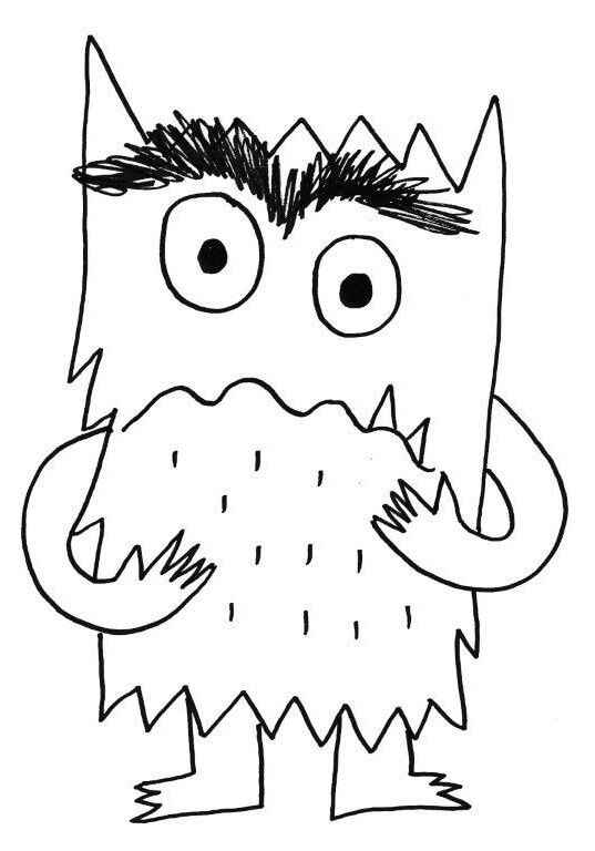 Monster der Farben Ausmalbilder 202