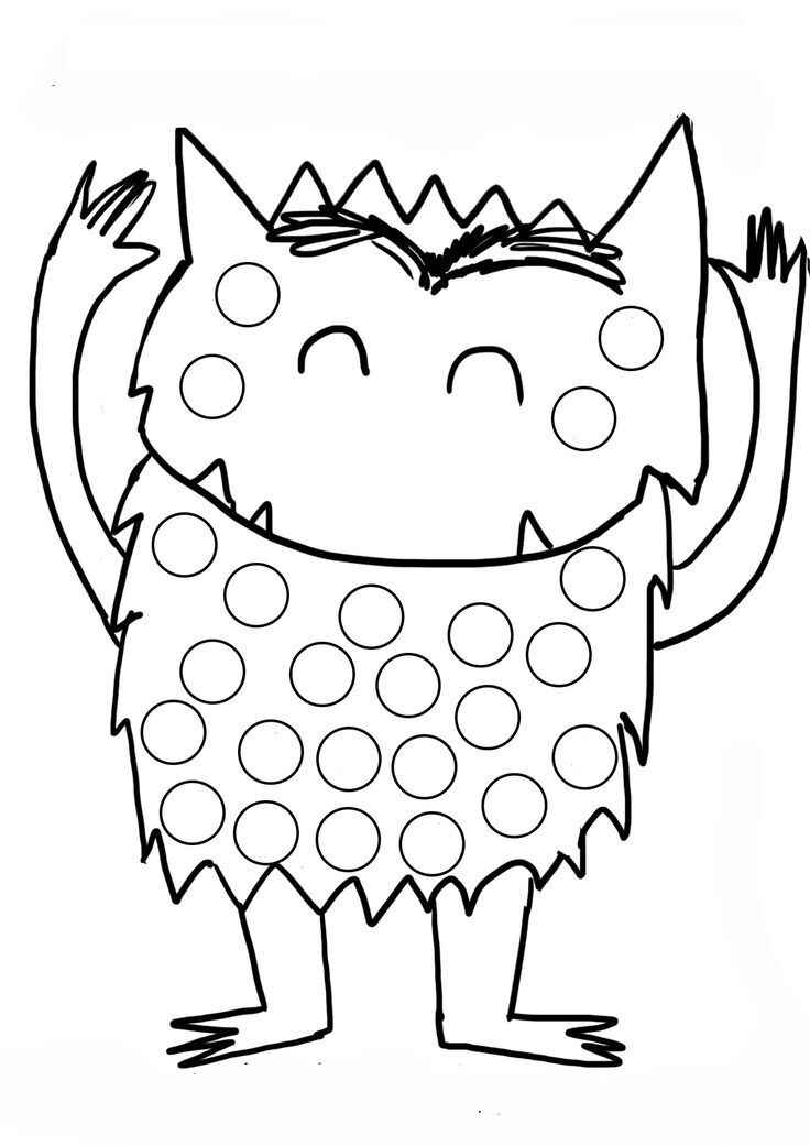 Monster der Farben Ausmalbilder 276