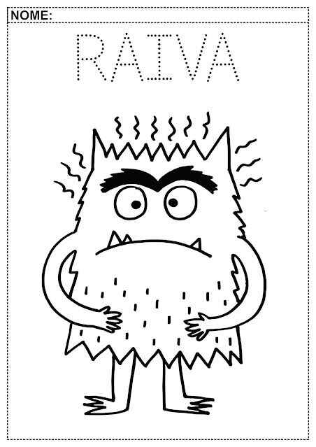 Monster der Farben Ausmalbilder 456