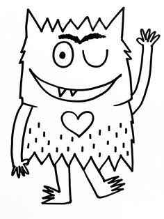 Monster der Farben Ausmalbilder 483