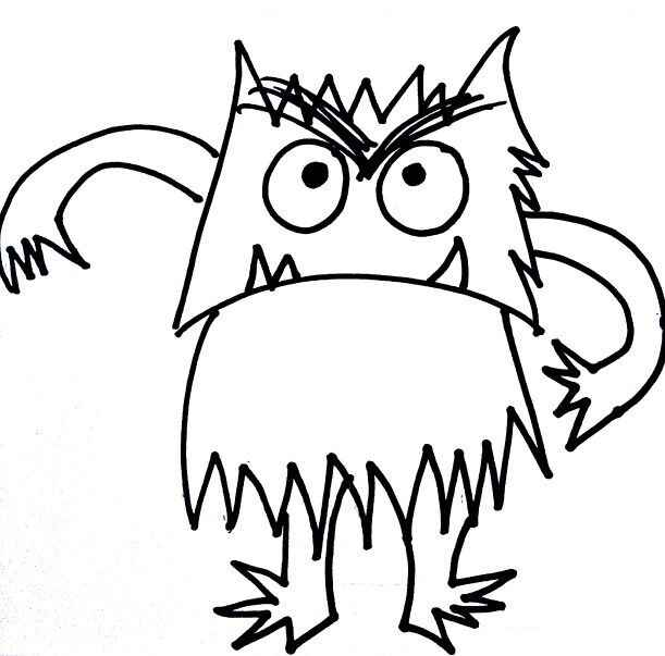 Monster der Farben Ausmalbilder 909