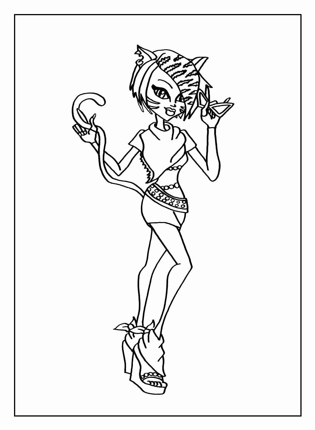Monster High Ausmalbilder 130