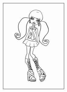 Monster High Ausmalbilder 886