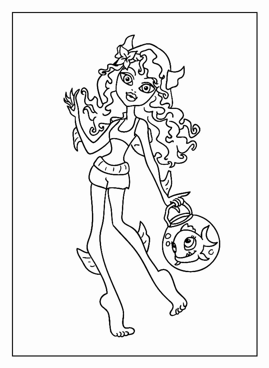 Monster High Ausmalbilder 893