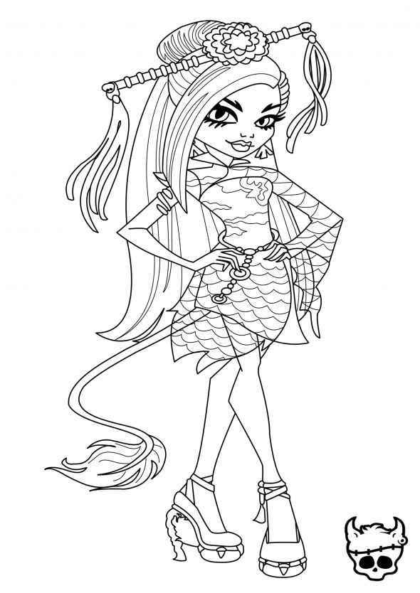 Monster High Ausmalbilder 955