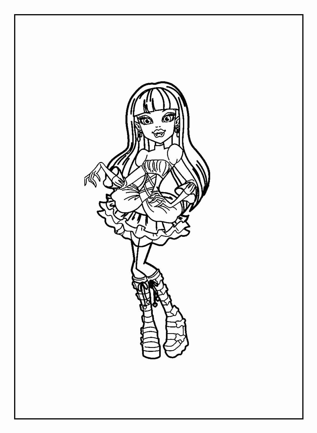 Monster High Ausmalbilder 980