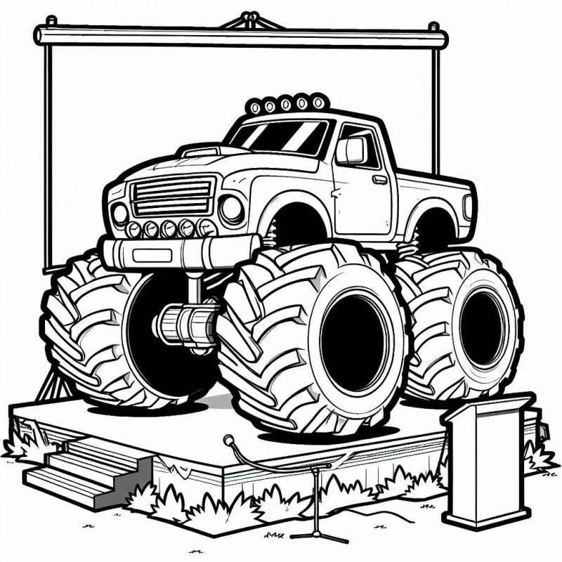 Monster-Truck Ausmalbilder 054