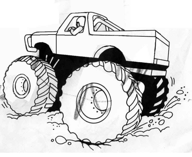 Monster-Truck Ausmalbilder 179