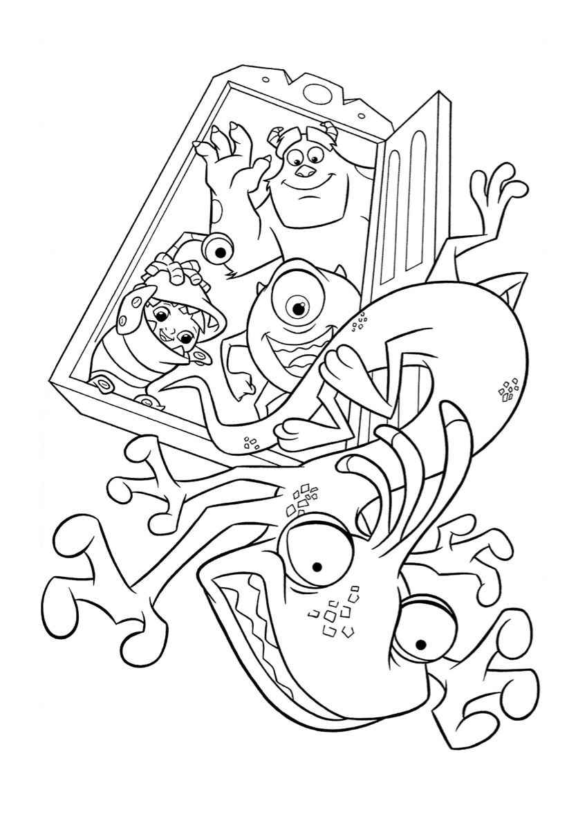 Monsters Inc Ausmalbilder 025