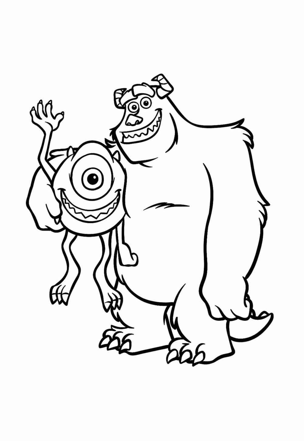 Monsters Inc Ausmalbilder 143