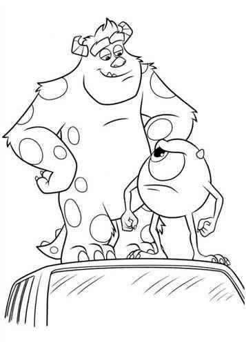Monsters Inc Ausmalbilder 175