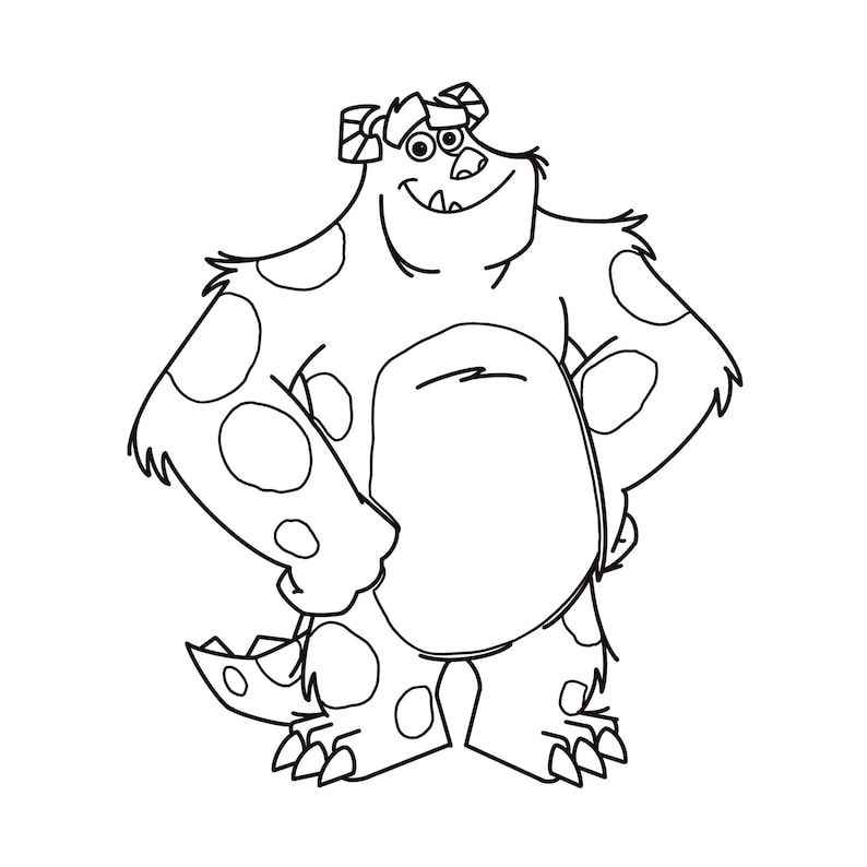 Monsters Inc Ausmalbilder 528