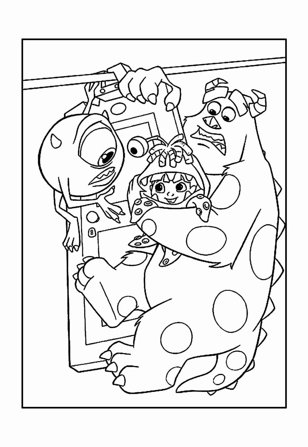 Monsters Inc Ausmalbilder 693