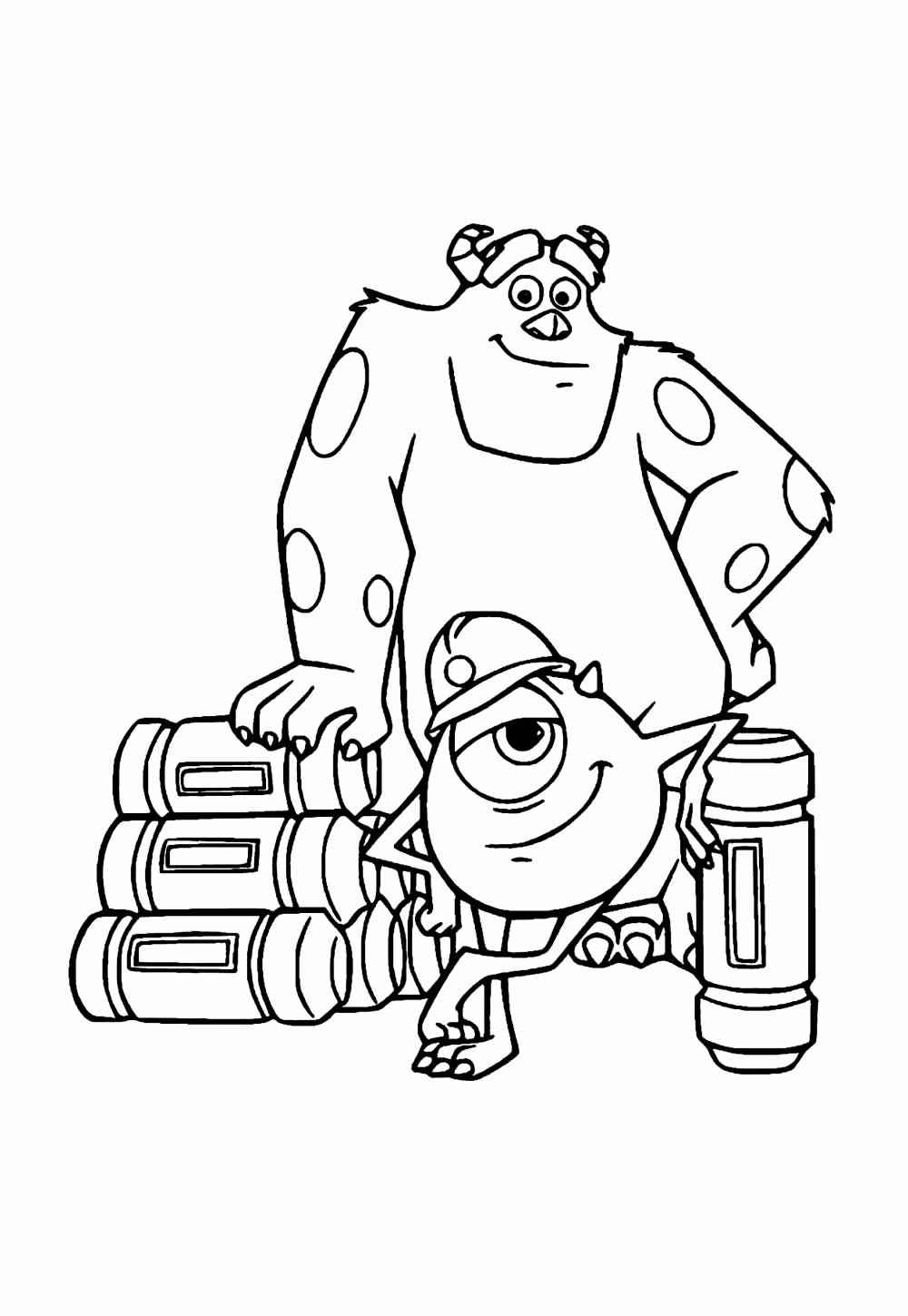 Monsters Inc Ausmalbilder 790