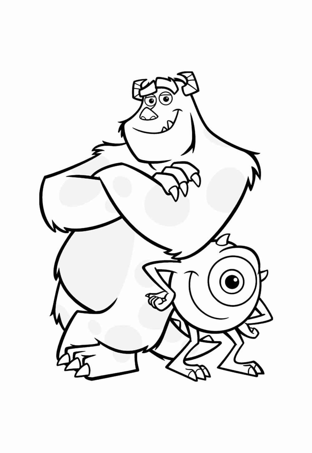 Monsters Inc Ausmalbilder 811